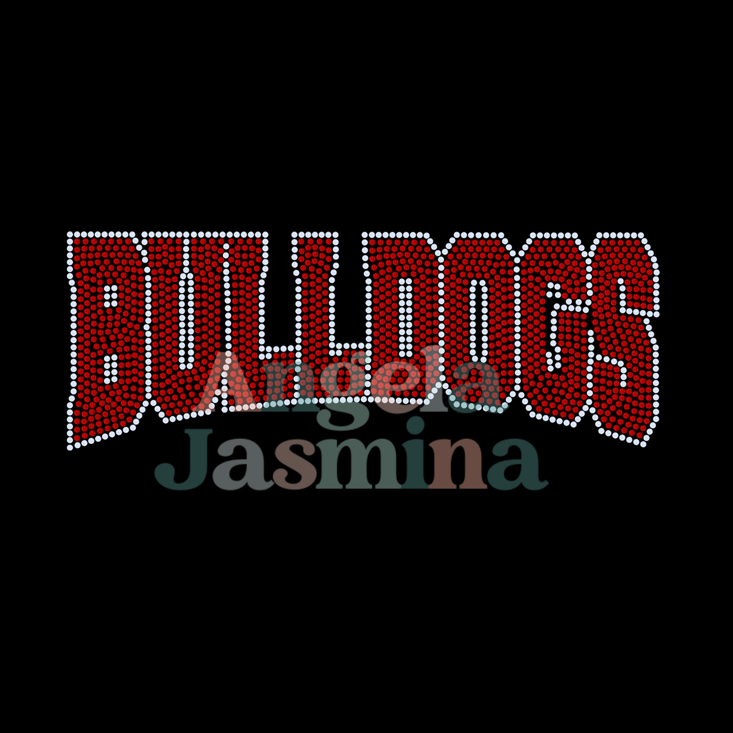 Bulldogs Curve SPANGLE Transfer