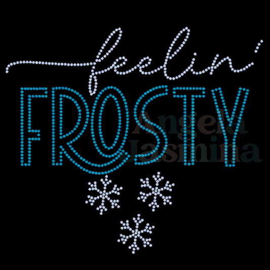 Feelin' Frosty SPANGLE BLING Transfer