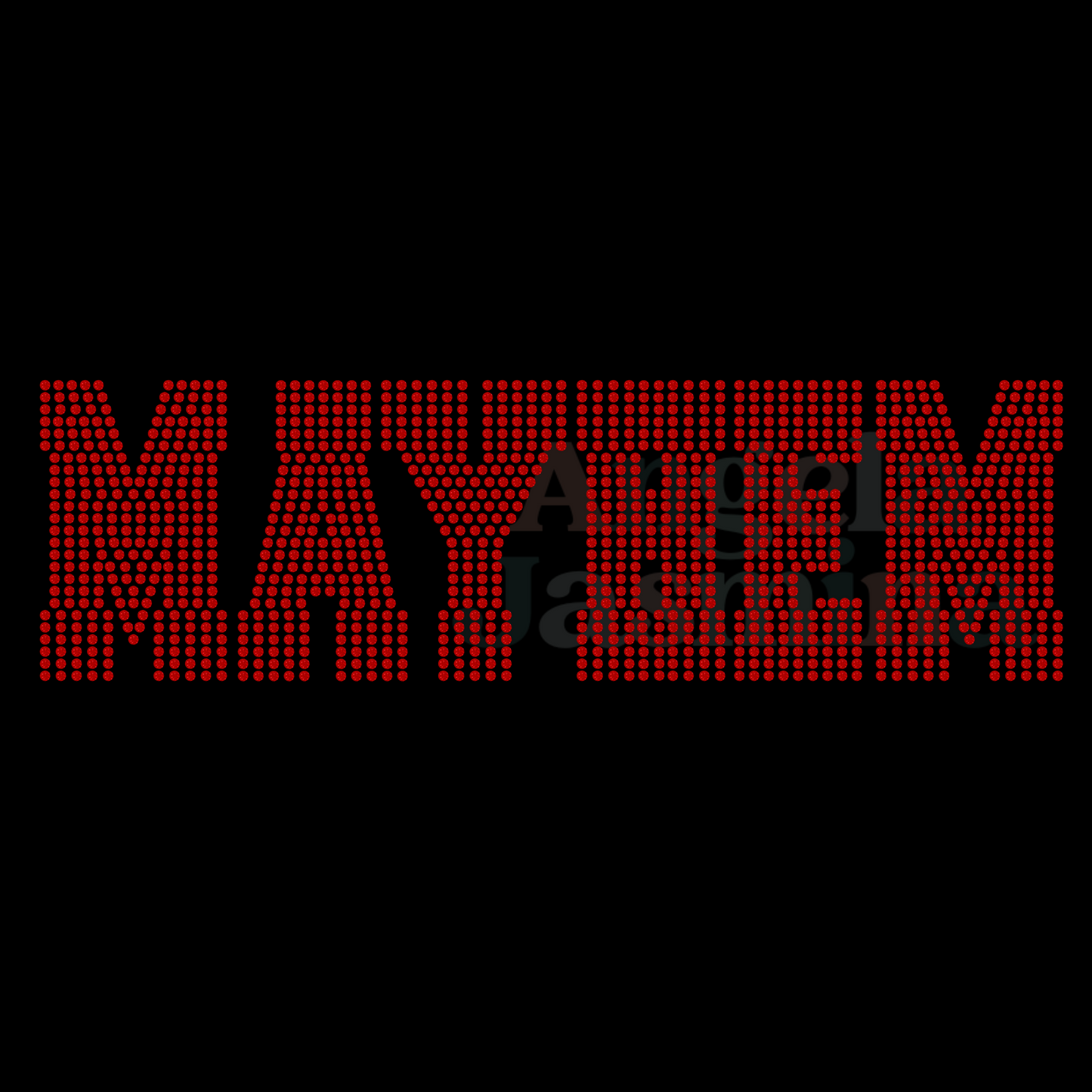 MAYHEM Spangle Transfer ( YOU CHOOSE COLOR)