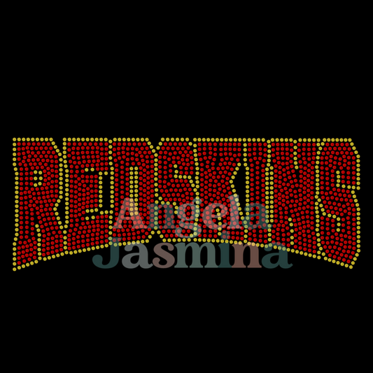 Redskins Curve SPANGLE Transfer