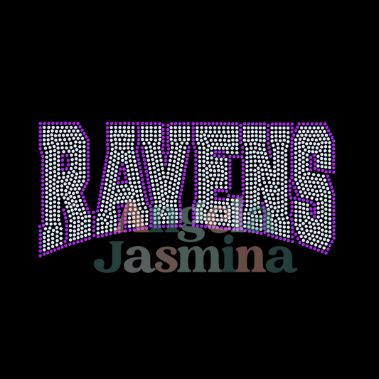 Ravens Curve SPANGLE Transfer