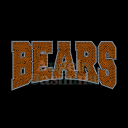Bears Curve SPANGLE Transfer