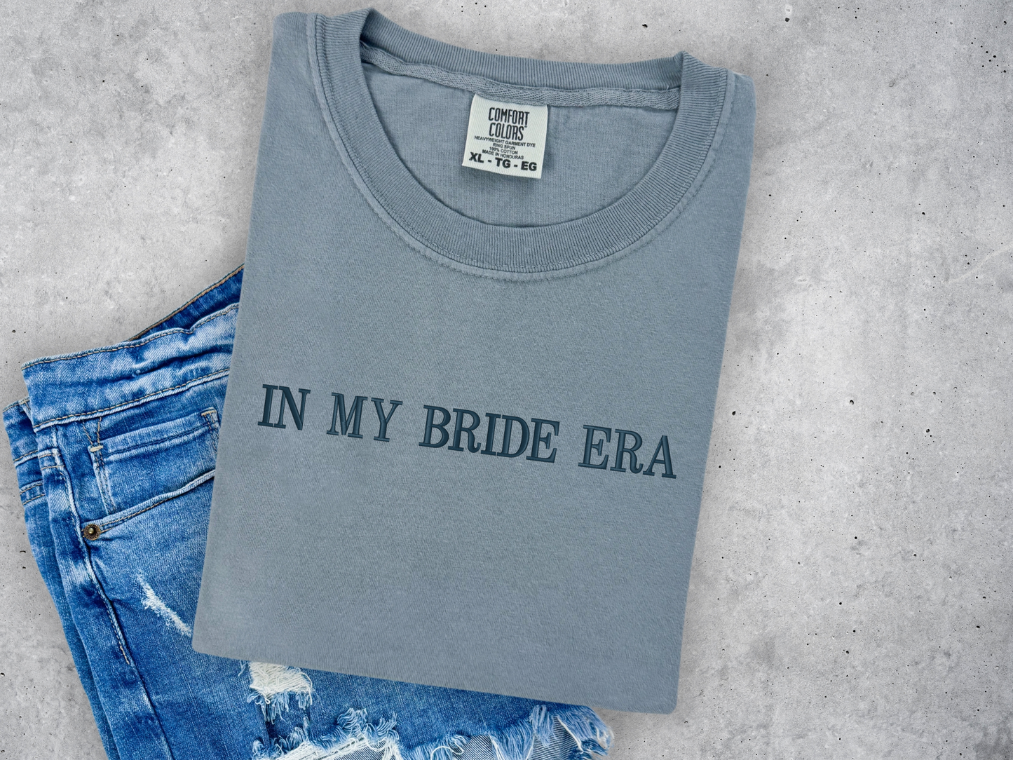 In My Bride Era Embroidered Tee