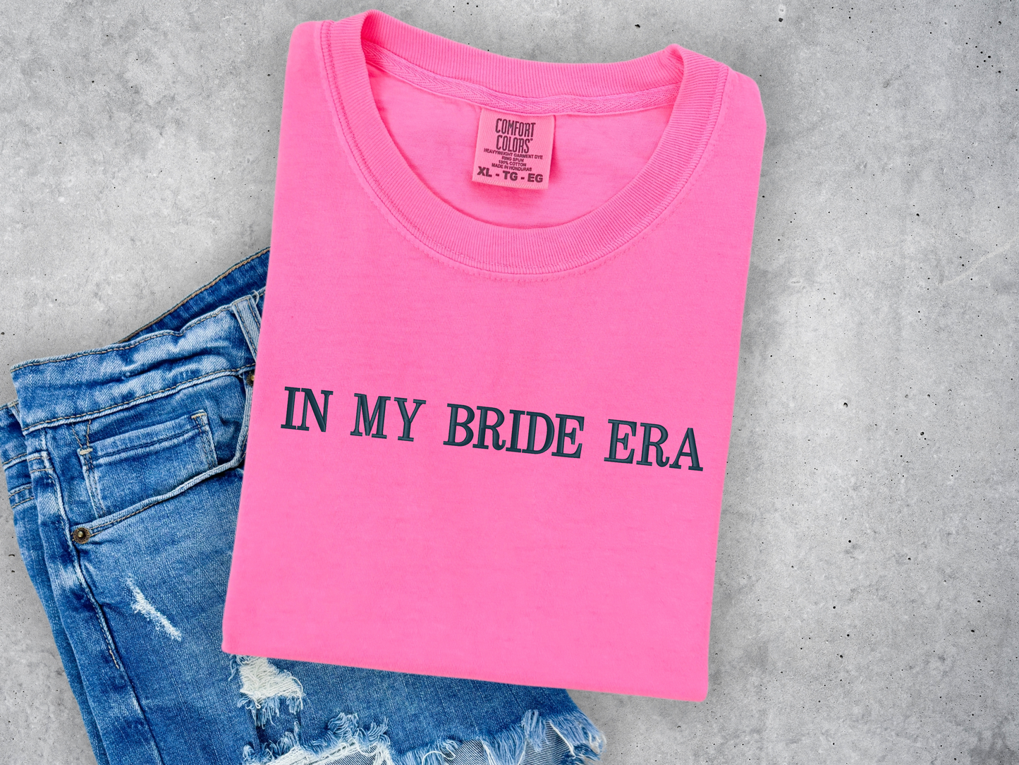 In My Bride Era Embroidered Tee