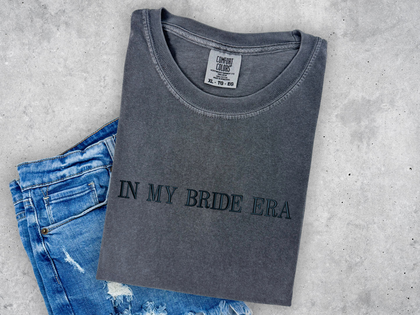 In My Bride Era Embroidered Tee