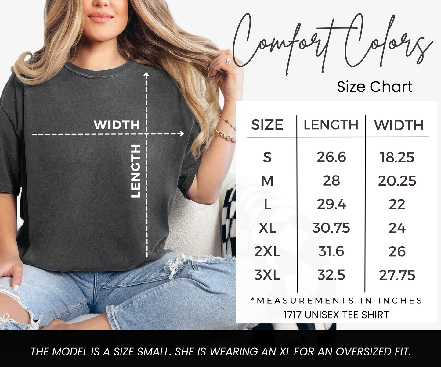 Embroidered Faith Based Comfort Colors Shirt