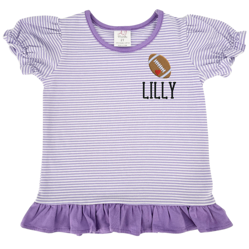 front Lavender Stripe