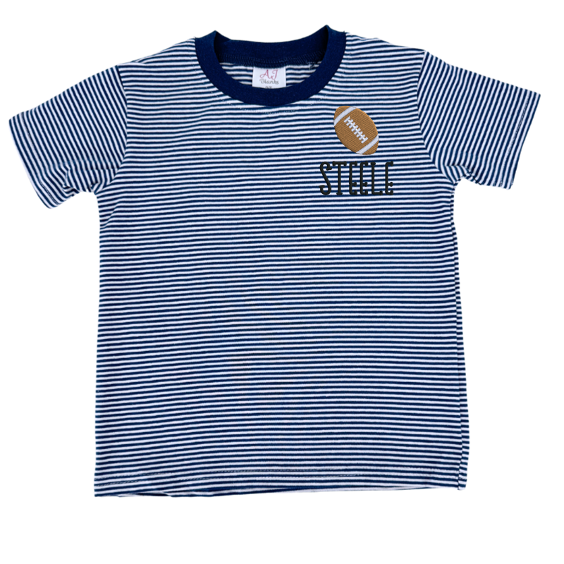 front Navy stripe