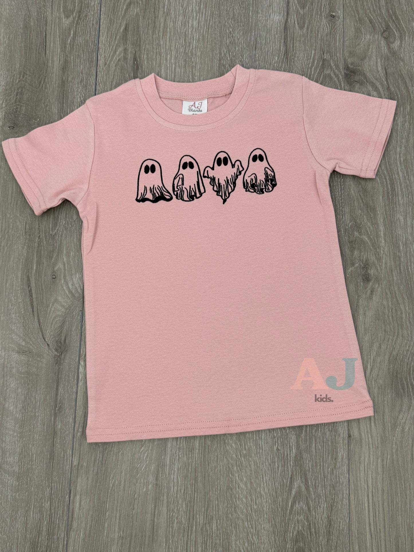 Kids Halloween Embroidered Shirts