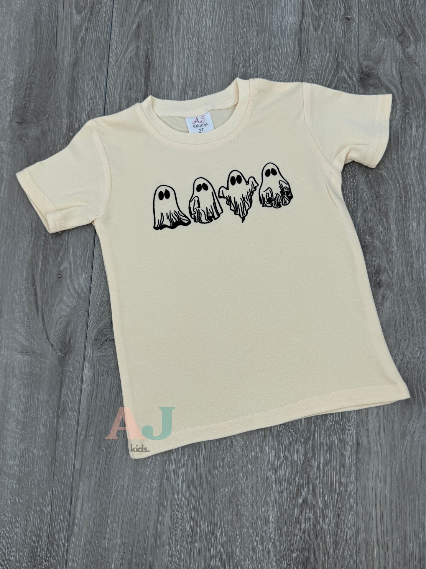 Kids Halloween Embroidered Shirts