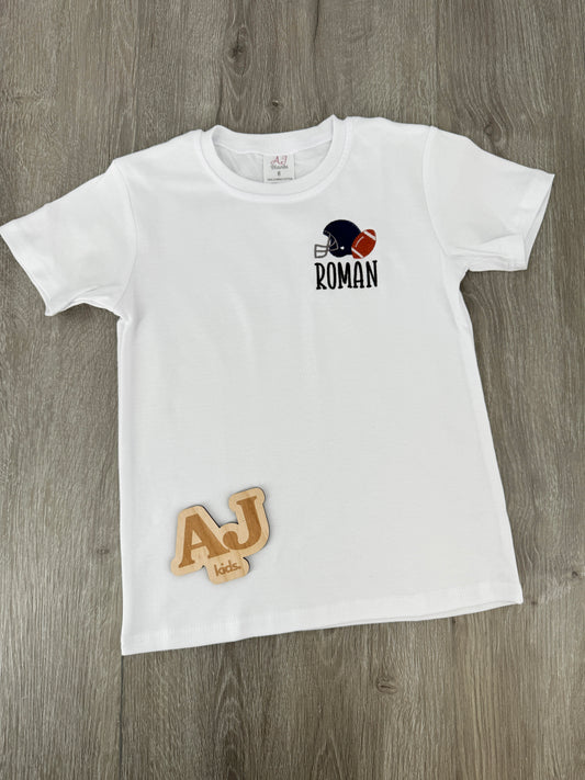 Monogram Me: Unisex Football Tee