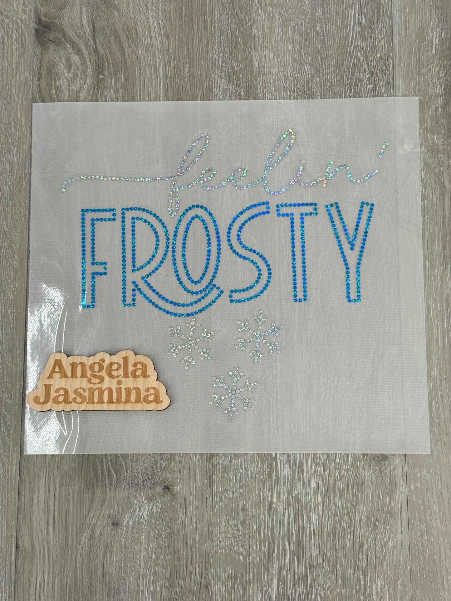Feelin' Frosty SPANGLE BLING Transfer