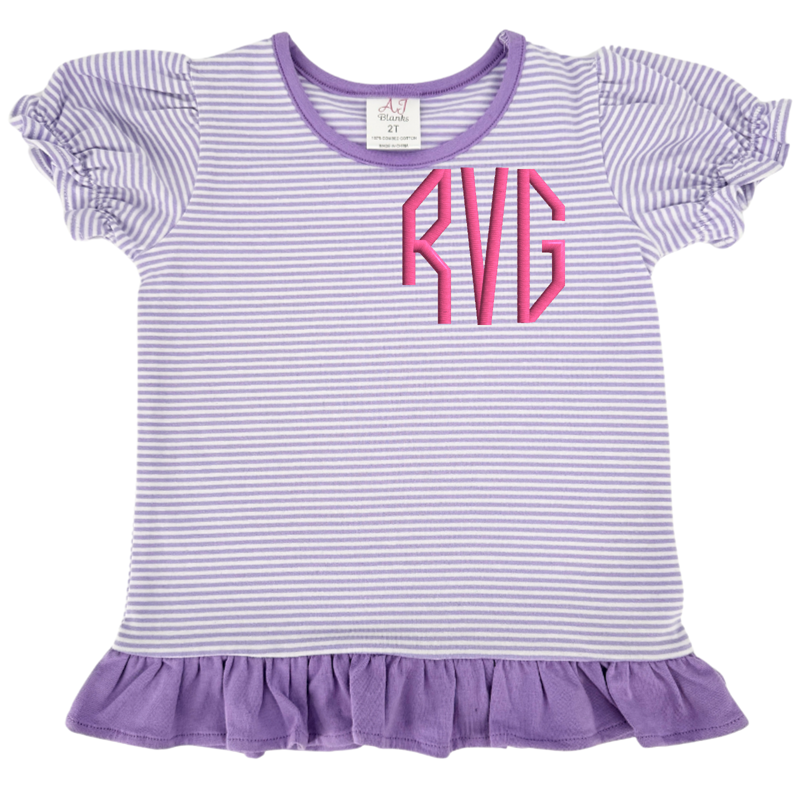 front Lavender Stripe