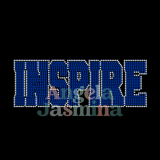 Inspire Outline SPANGLE Transfer