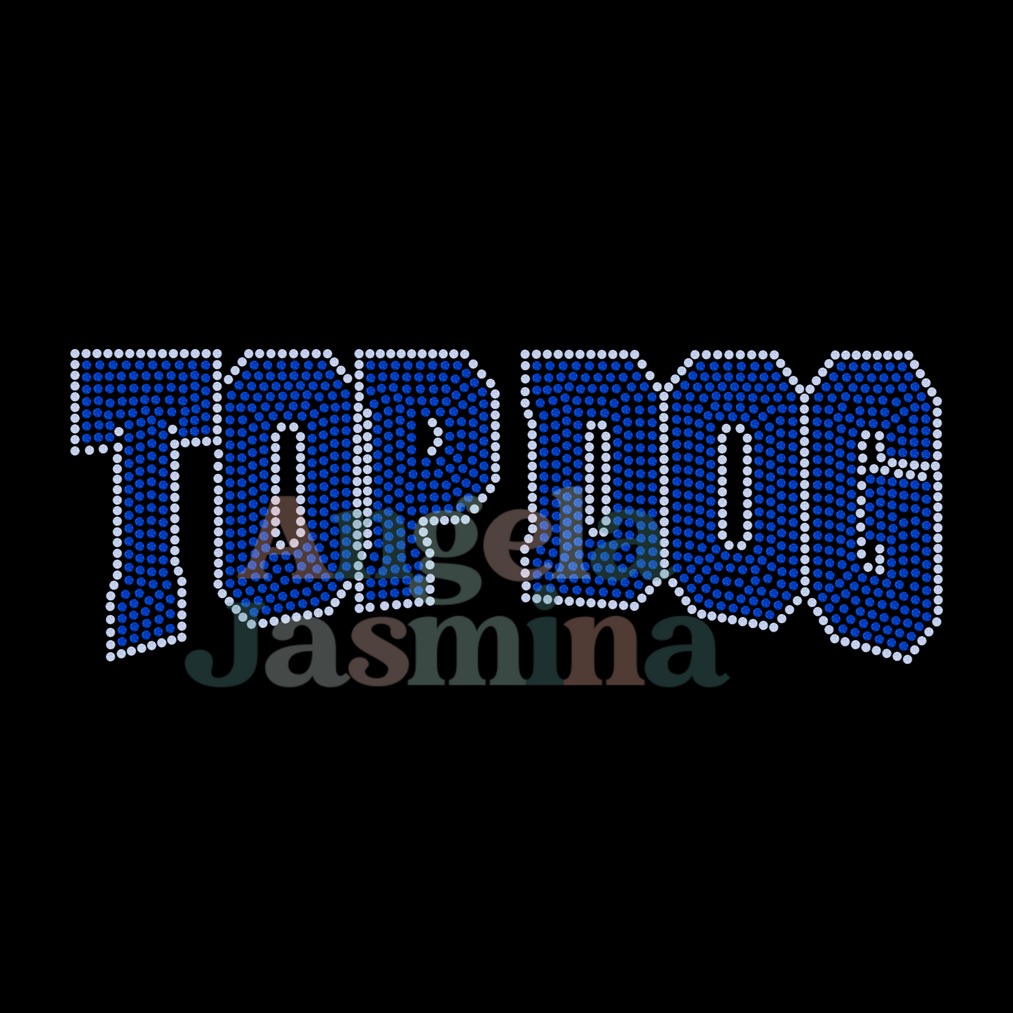 Top Dog Curve SPANGLE Transfer