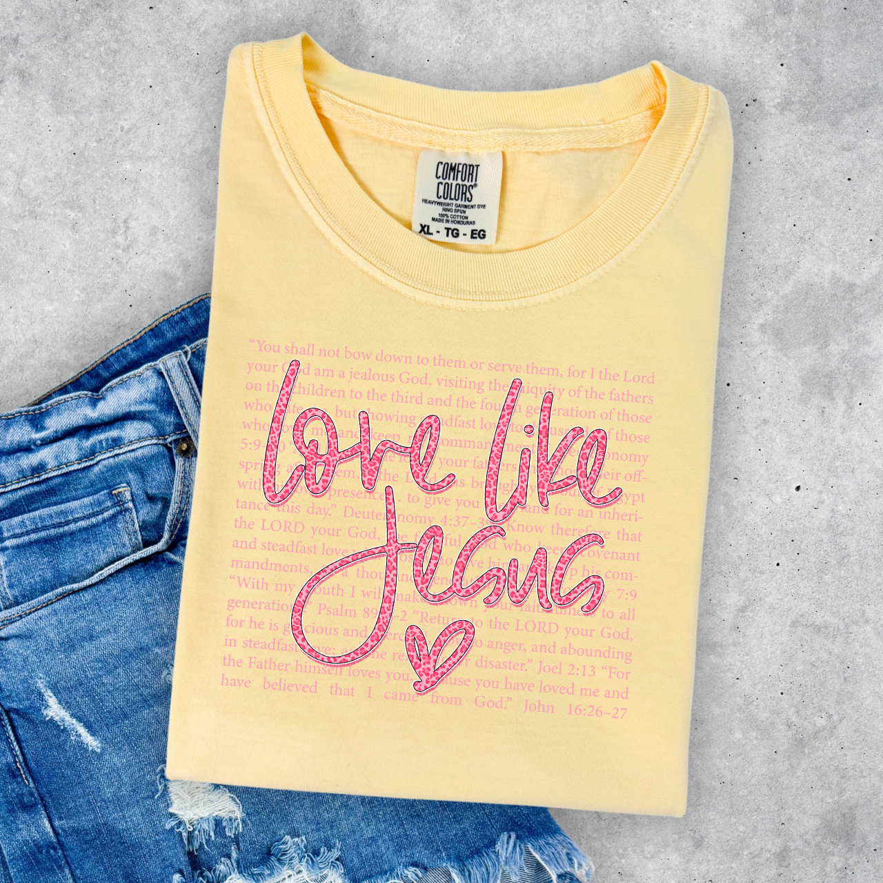 ADULT Love Like Jesus DTF TRANSFER