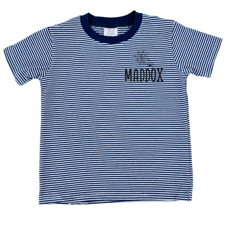 front Navy stripe
