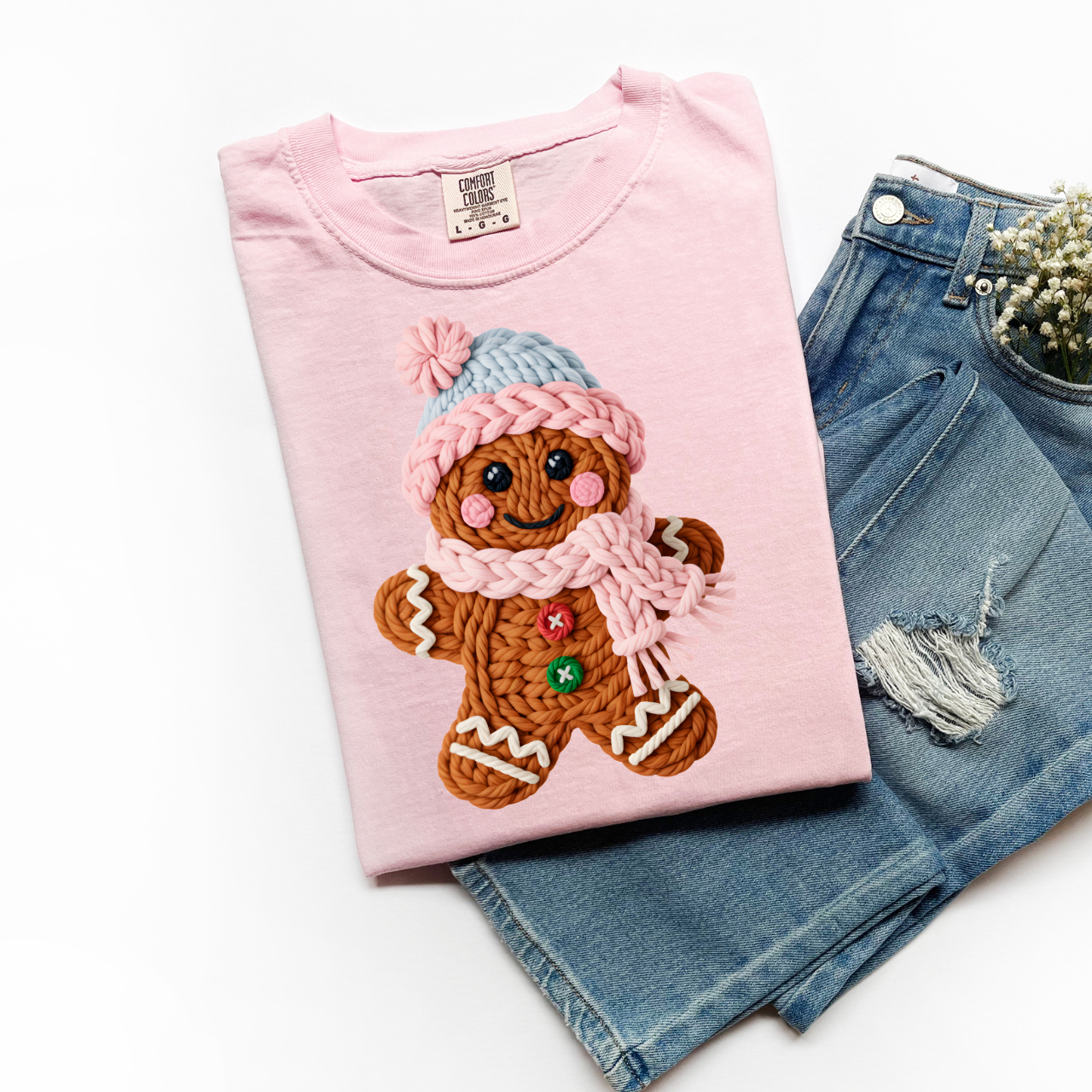 ADULT Yarn Gingerbread DTF TRANSFER