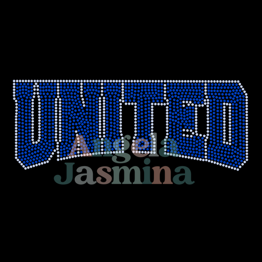 United Curved SPANGLE with Outline Transfer
