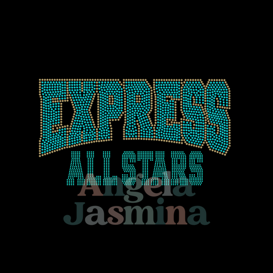Express Allstars Curved Spangle Transfer