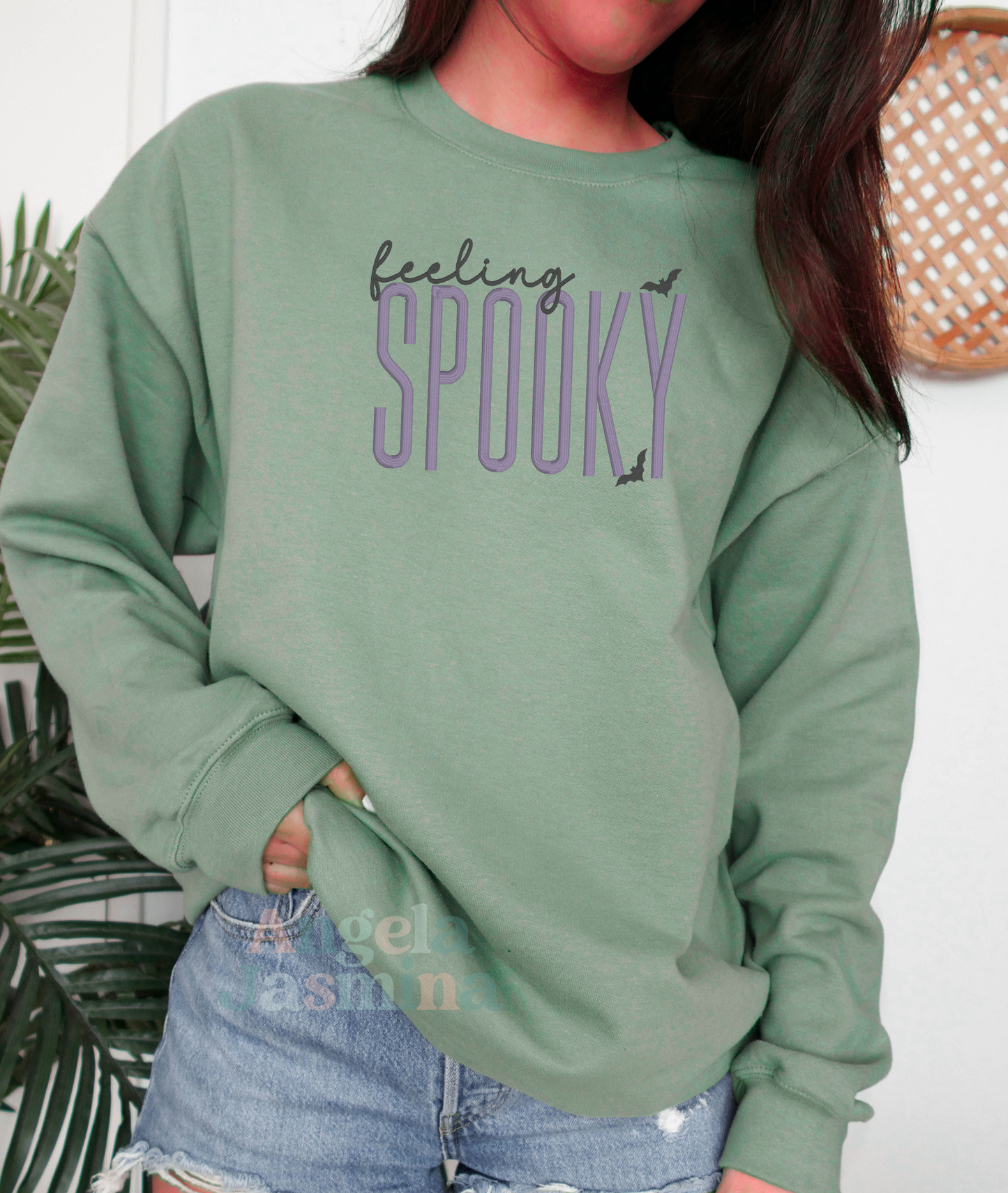 Feeling SPOOKY Embroidered sweatshirt