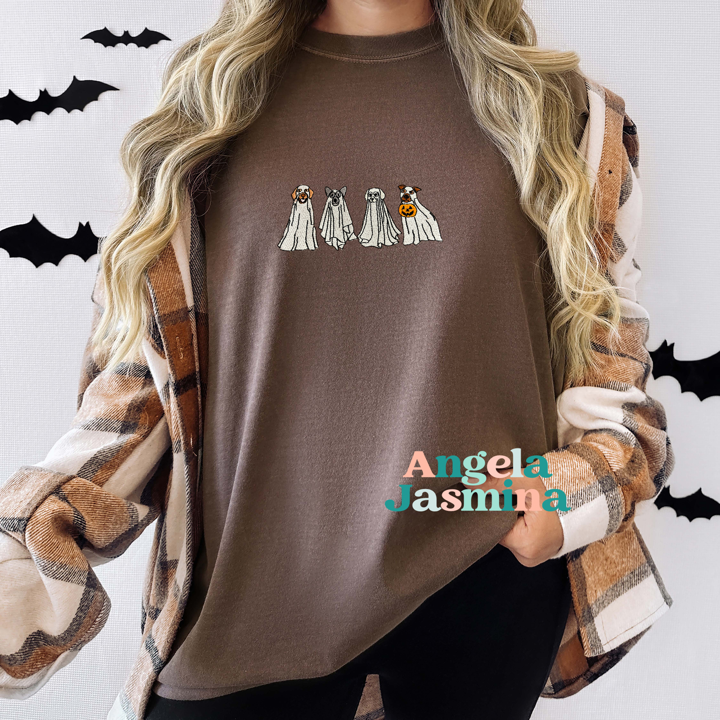 Ghost Dogs Embroidered Tee