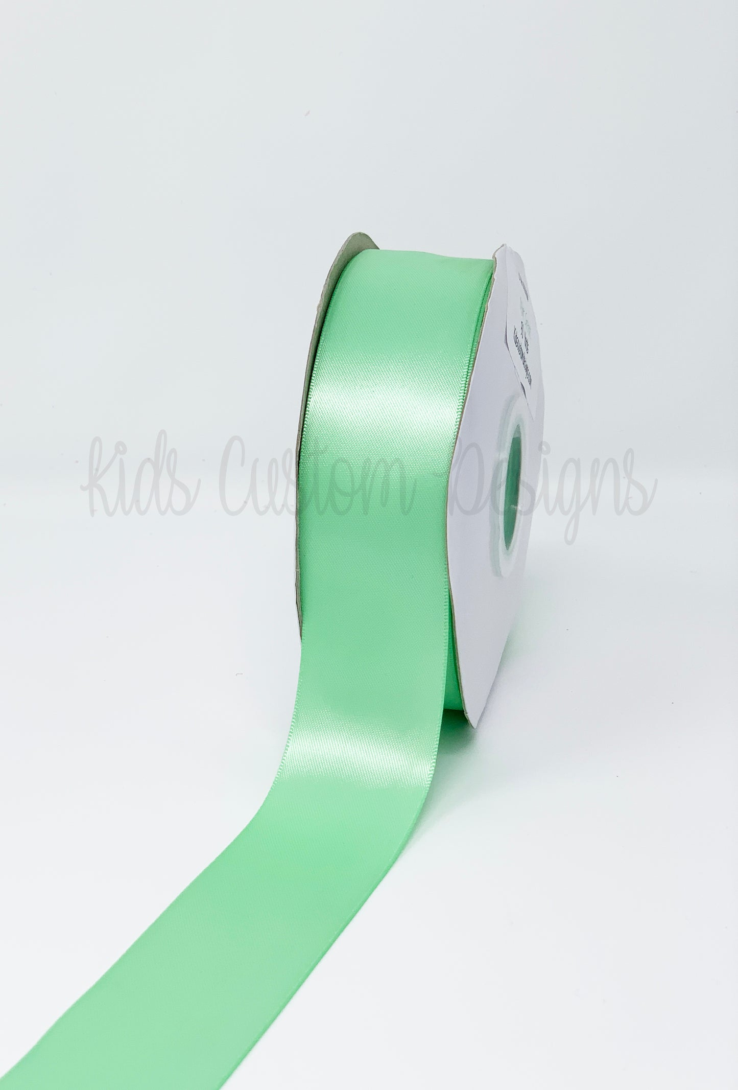 MINT 1.5INCH  100 YD SATIN RIBBON