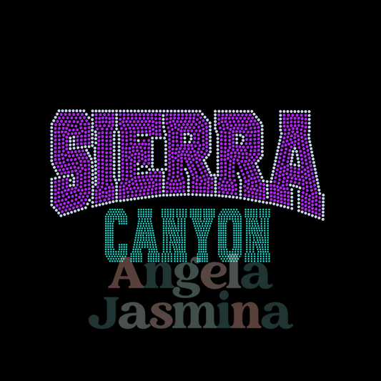 Sierra Canyon Curved Spangle Transfer