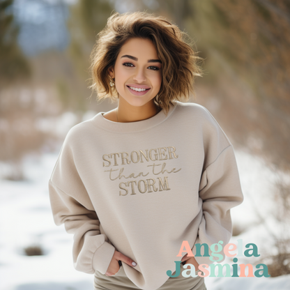 Stronger Than The Storm™ Embroidered Sweatshirt