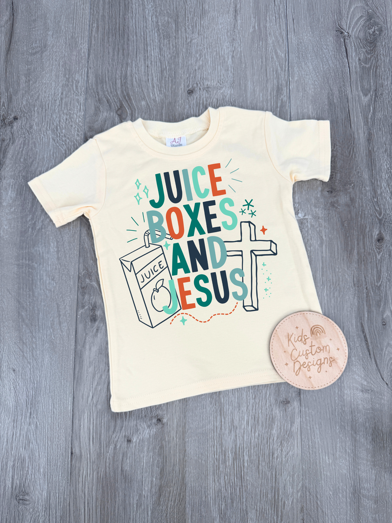 KIDS Juice Boxes and Jesus DTF TRANSFER