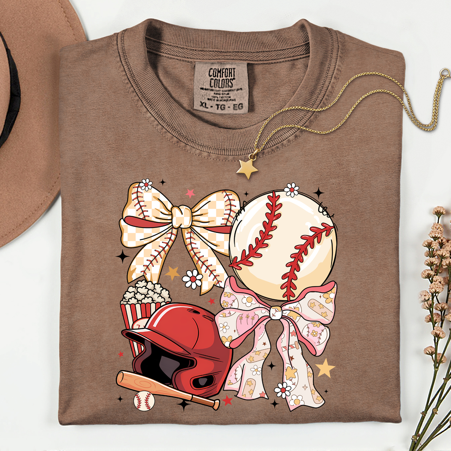 ADULT Baseball Bows DTF TRANSFER