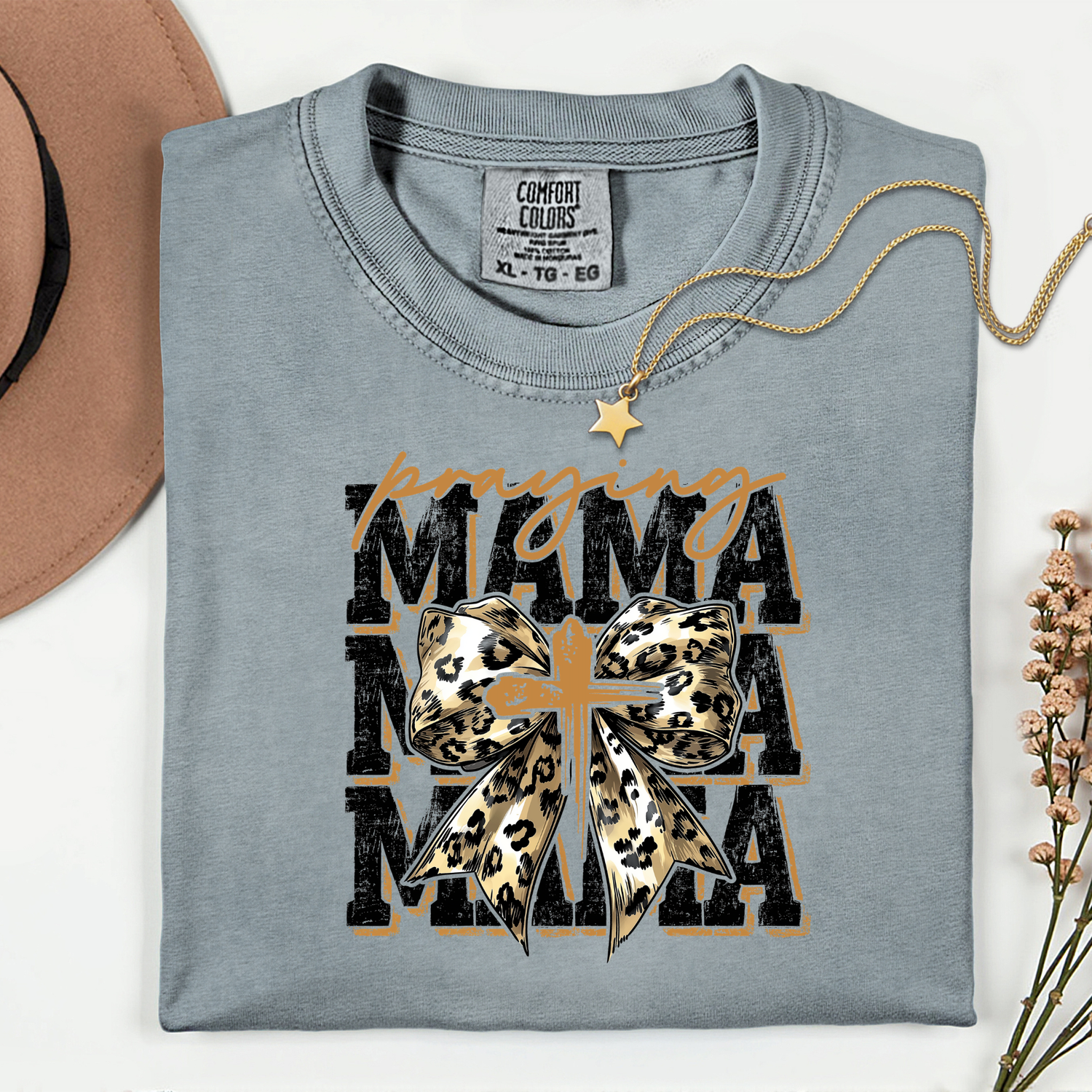 ADULT Praying Mama with Bows DTF TRANSFER