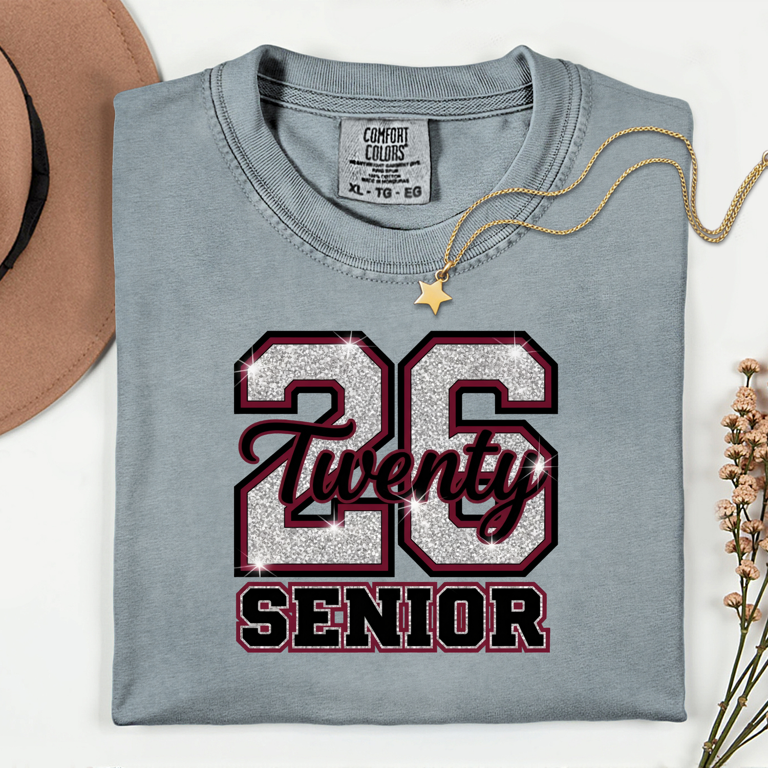 ADULT 26 SENIOR Red DTF TRANSFER