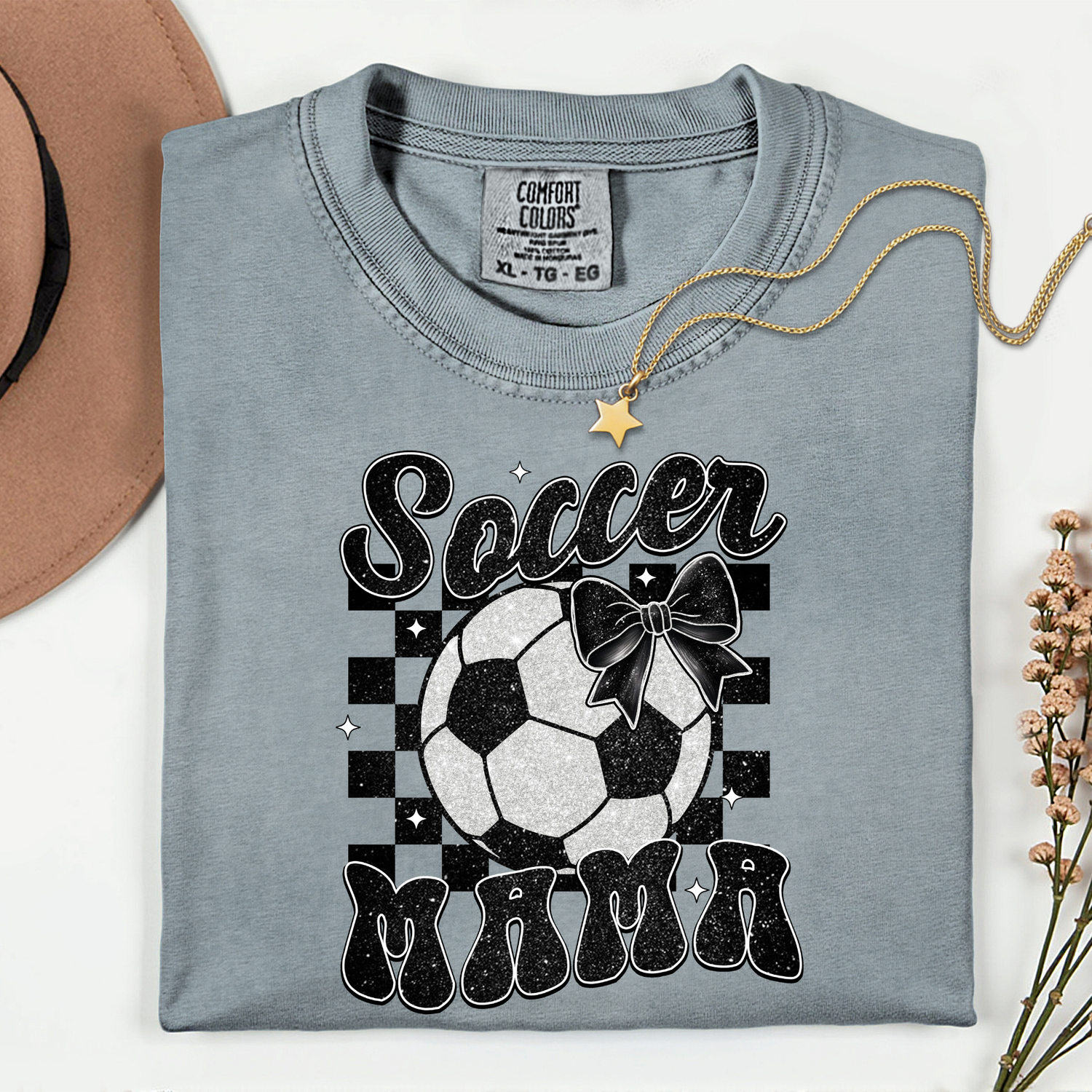 ADULT Soccer Mom Bow DTF TRANSFER