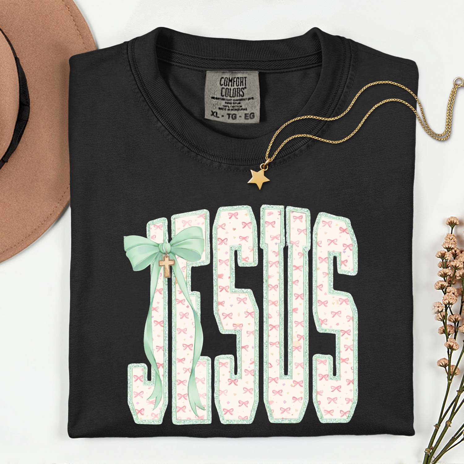 Jesus Bows 11 inch DTF TRANSFER