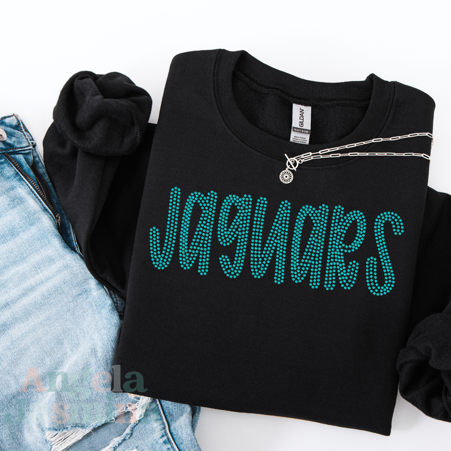 Jaguars Preppy SPANGLE Transfer