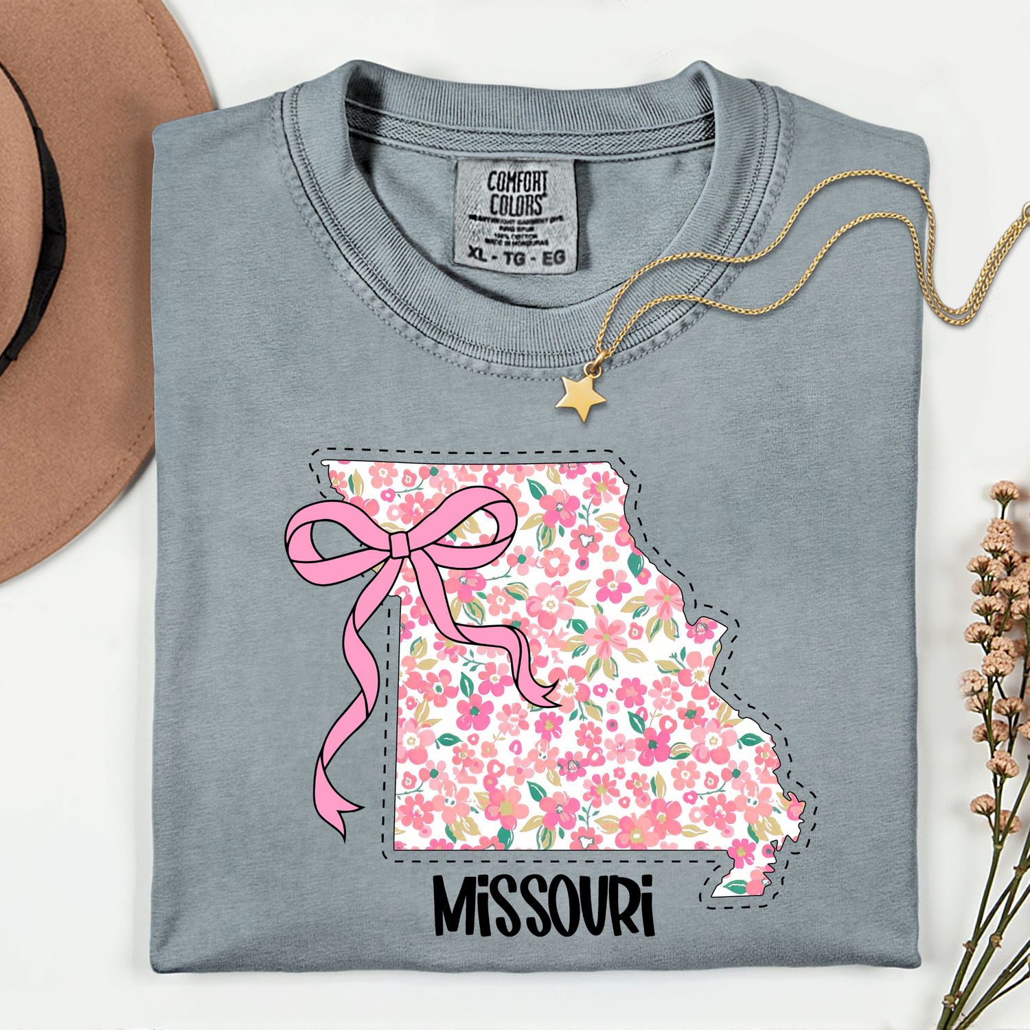 ADULT Missouri Floral State DTF TRANSFER