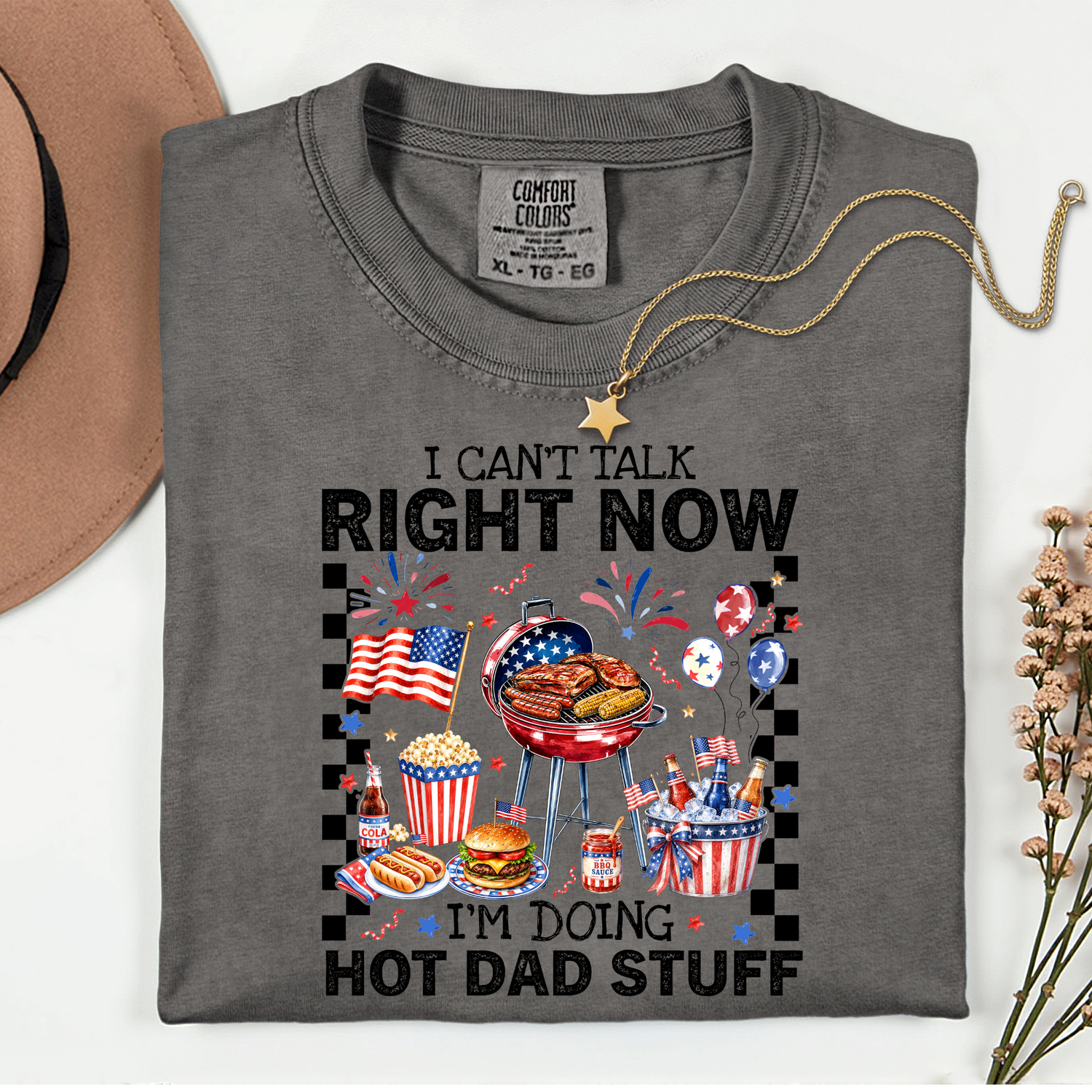 ADULT I'm Doing Hot Dad Stuff DTF TRANSFER