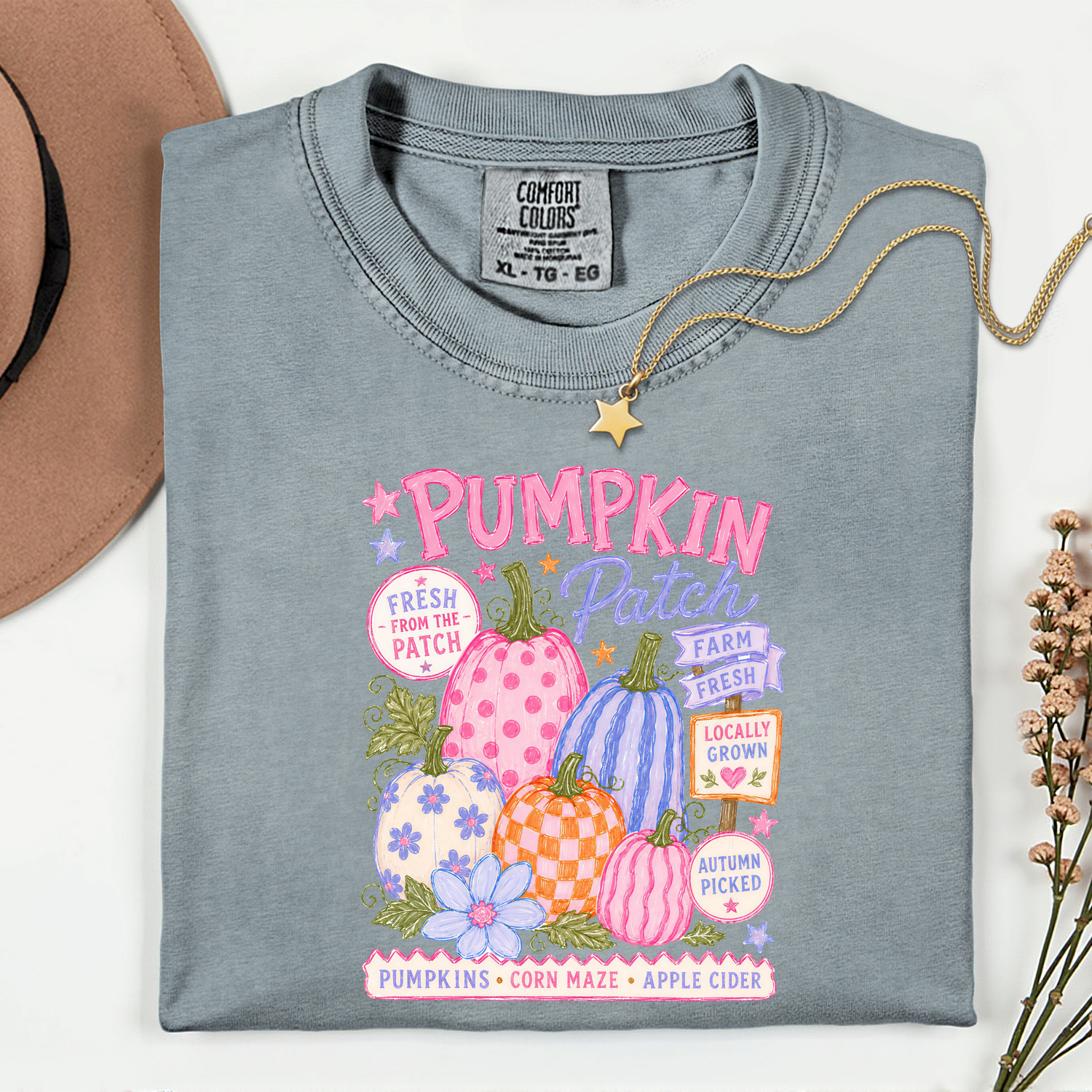 Pumpkin Patch Pastels 11 inch DTF TRANSFER