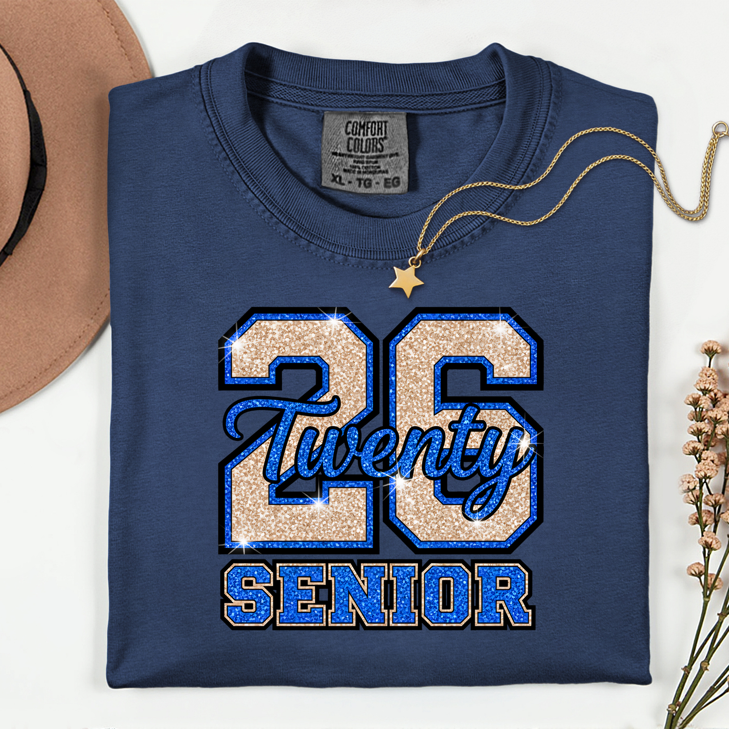 ADULT 26 SENIOR Blue DTF TRANSFER