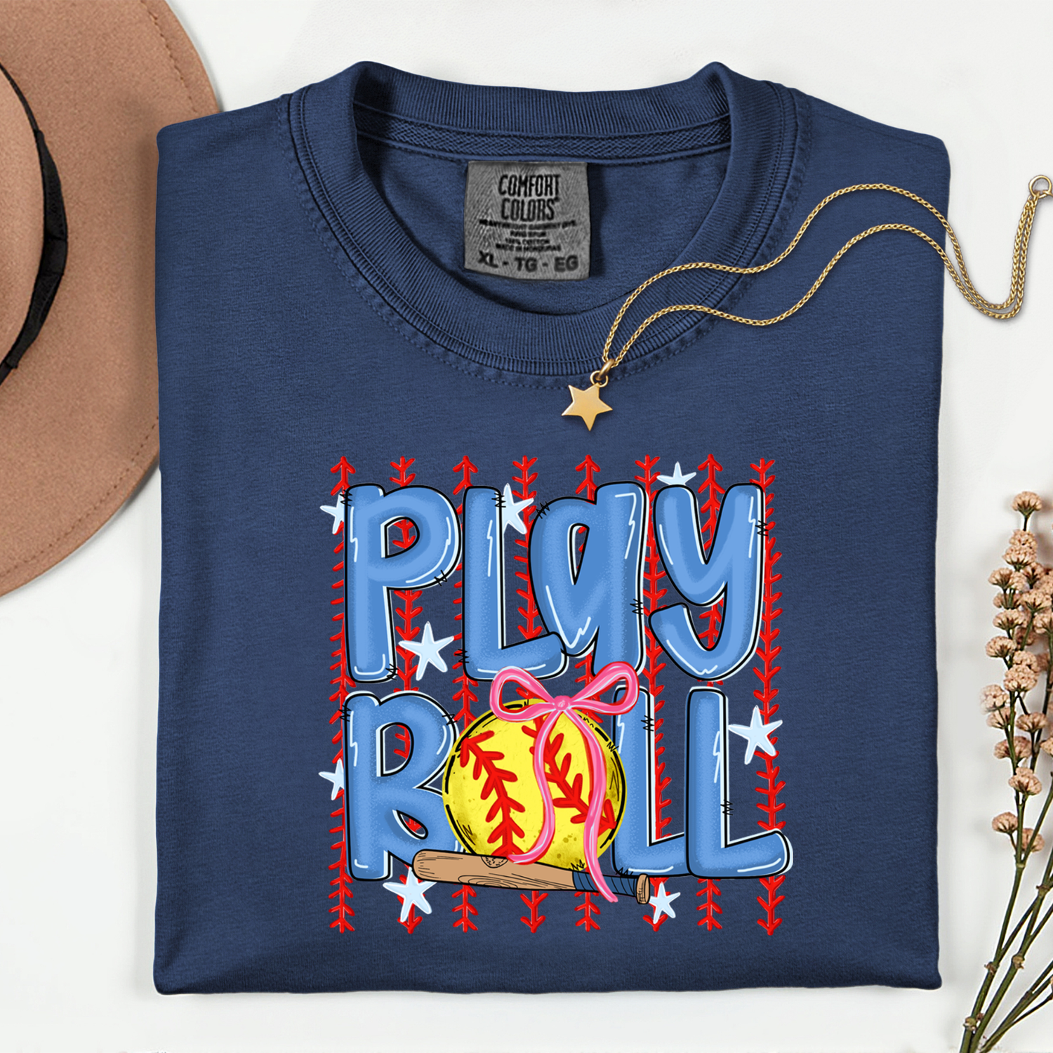 ADULT Softball Play Ball DTF TRANSFER