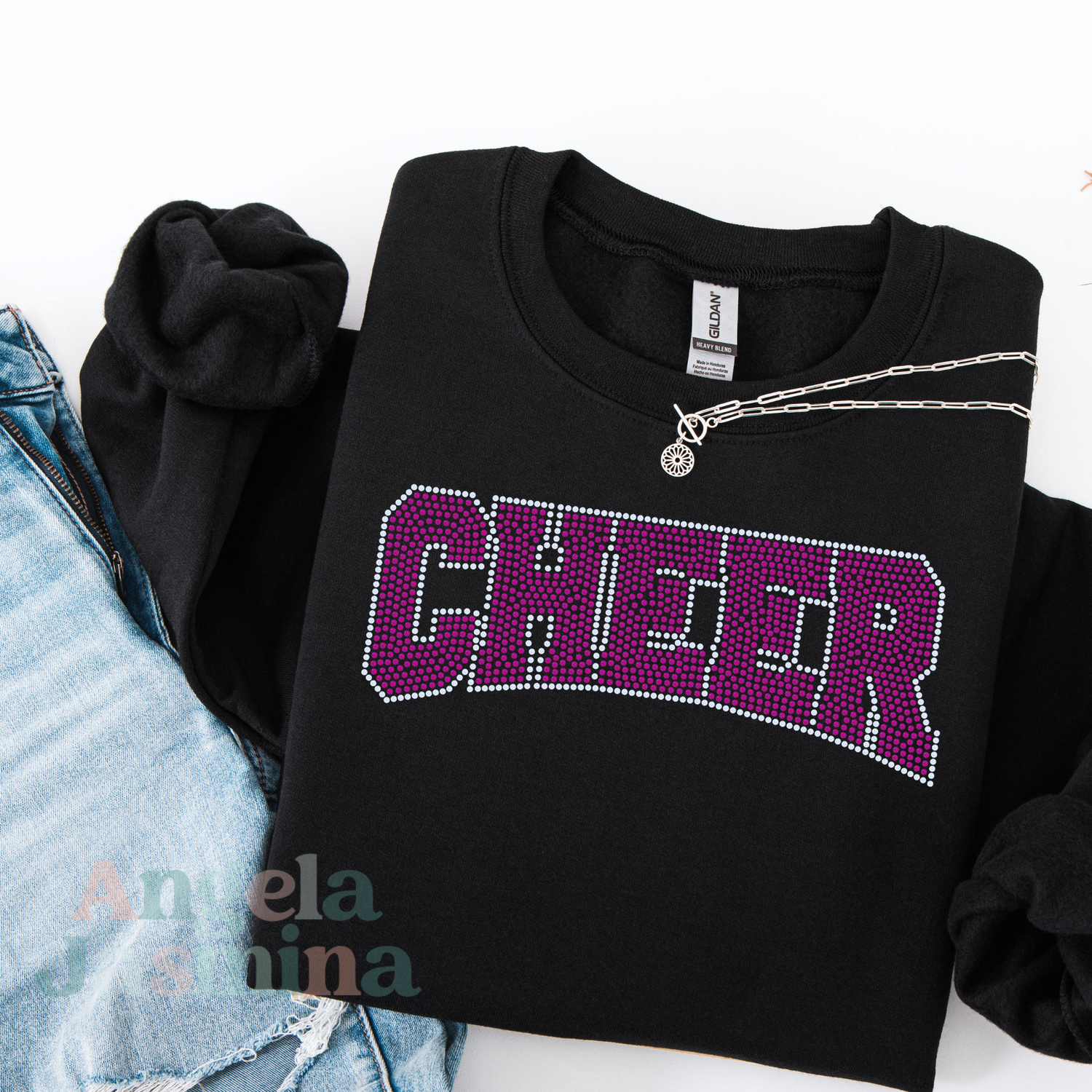 Cheer Curve SPANGLE Transfer