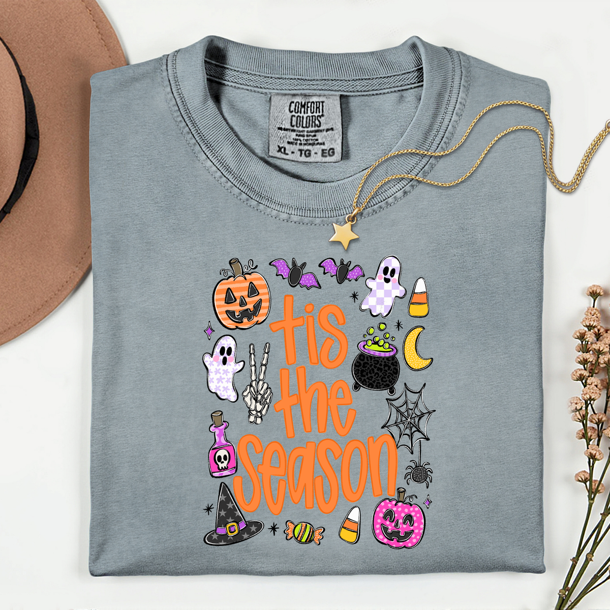 Tis the Season Halloween 11 inch DTF TRANSFER