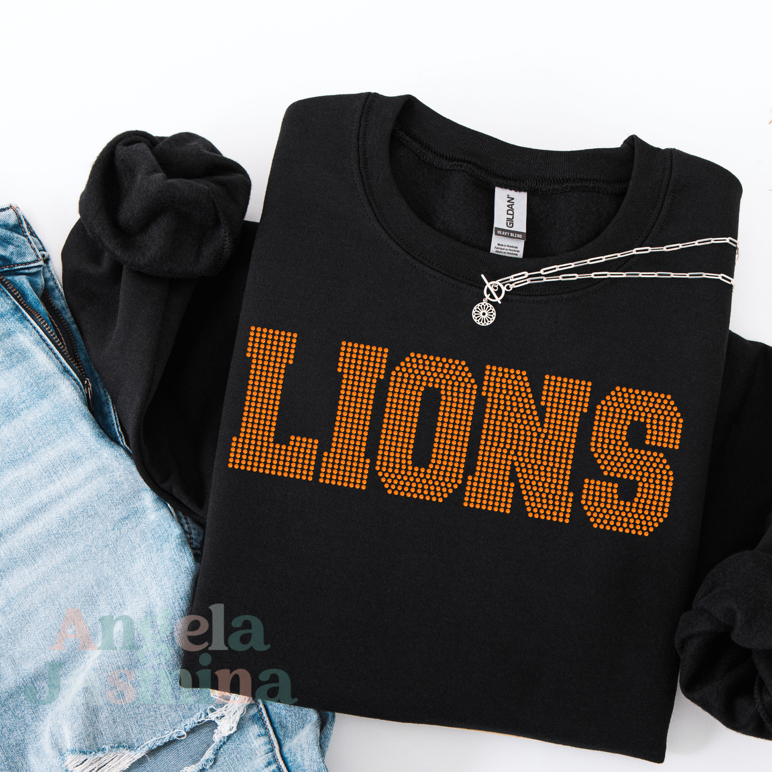LIONS Spangle Transfer ( YOU CHOOSE COLOR)