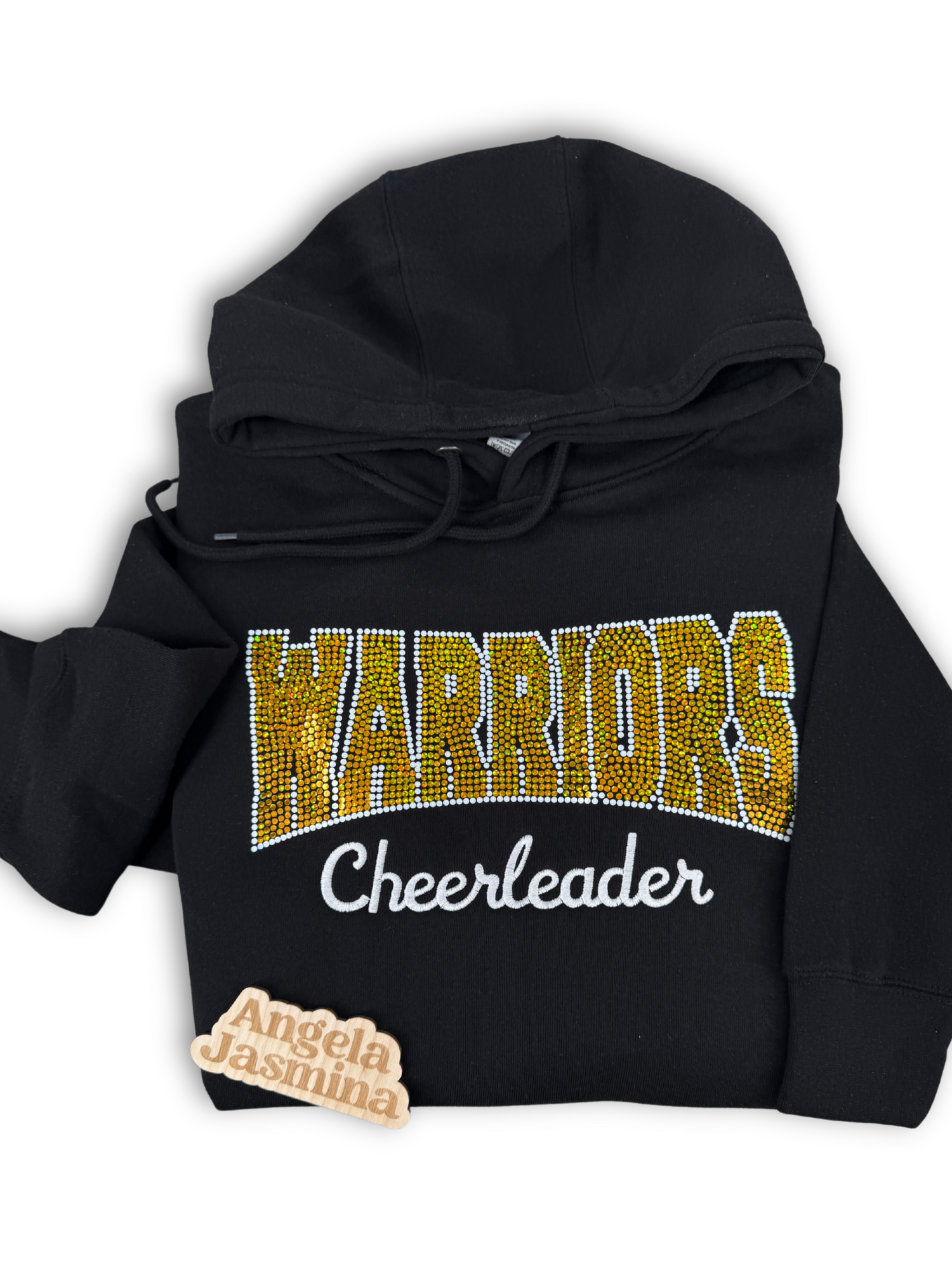 Custom Bling Hoodie with Embroidery