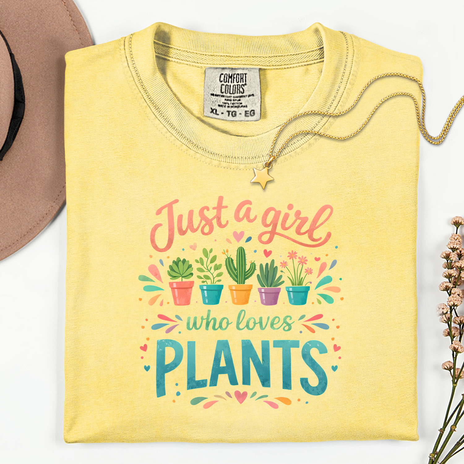 ADULT Just a Girl who Loves Plants DTF TRANSFER