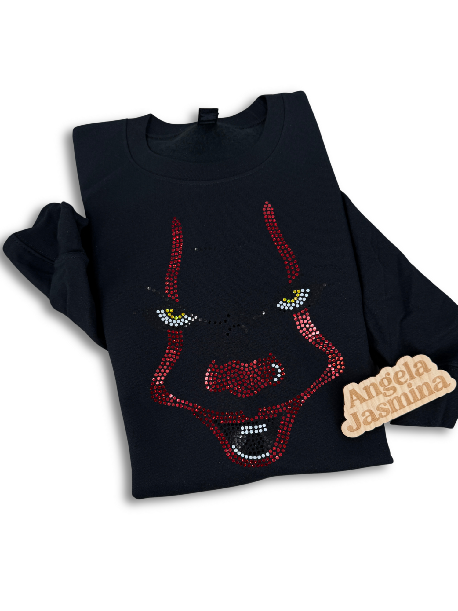 Halloween Clown Bling Sweatshirt
