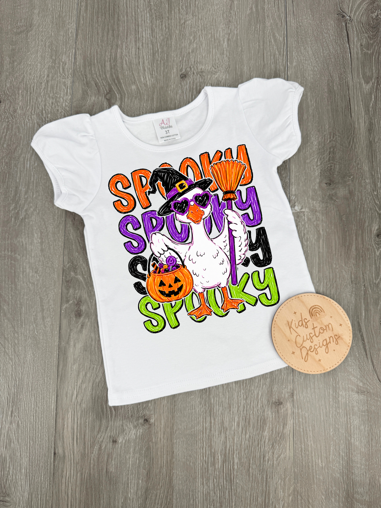 Spooky Goose KIDS 8.5in DTF Transfer