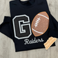 Go Football Raiders Glitter Embroidered Sweatshirt