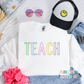 TEACH Embroidered Sweatshirt